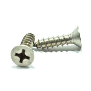 Pija Cabeza Plana Inoxidable - # 4 x 1/2"